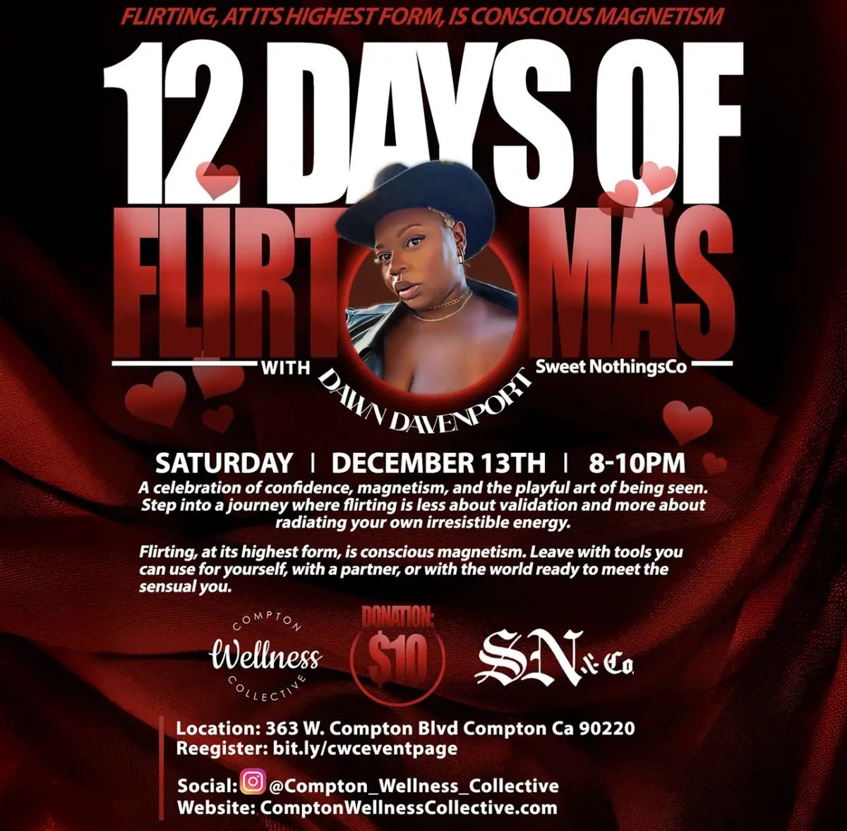 12 Days of Flirtmas - Flirting, at its highest form, is conscious magnetism event